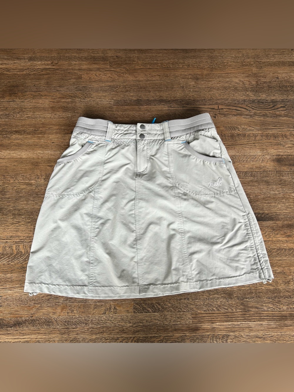 Kuhl Khaki Skort Sporty Active Hike Outdoors Outside Beach - Size 4